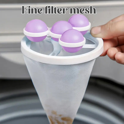 🔥 Flash Sale: 70% OFF – Pet Hair & Lint Catcher – Reusable Floating Filter Bag – 3-Pack