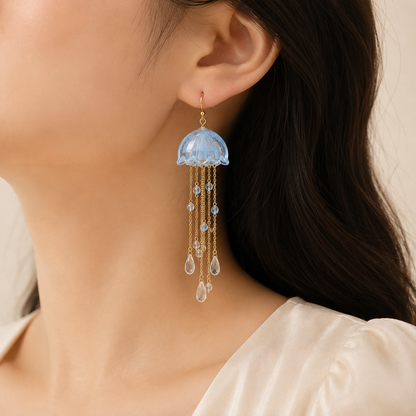 Deep Sea Jellyfish Earrings